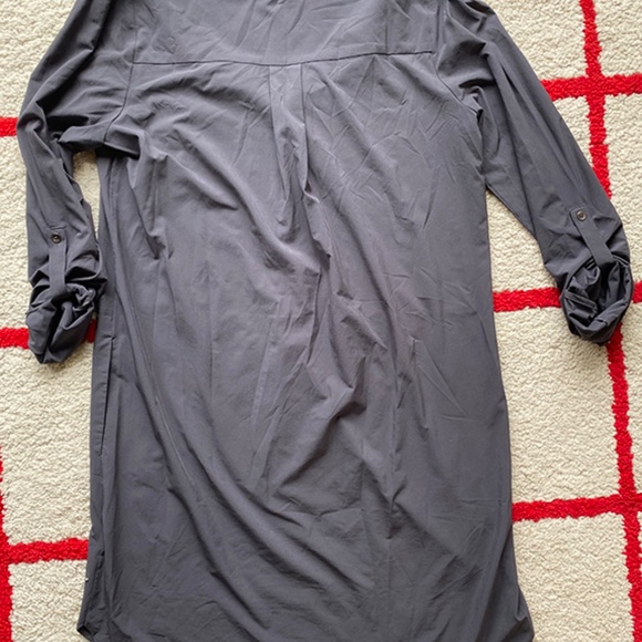 Prana Natassa Travel Long Sleeve Tunic - Slate Blue Grey SzM - Picture 2 of 8